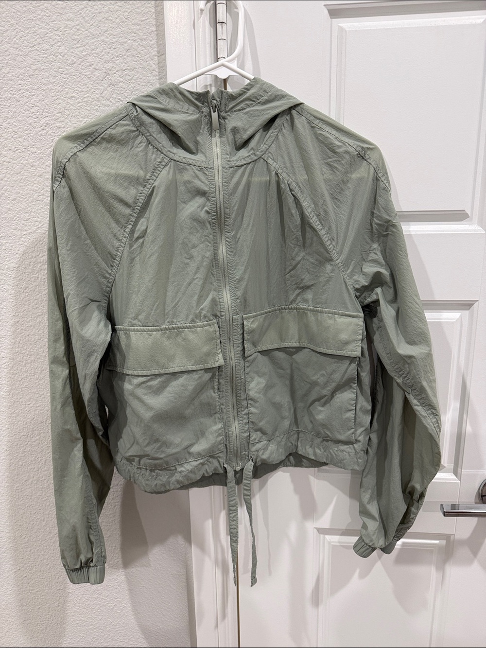 lululemon athletica Light Green Hooded Jacket